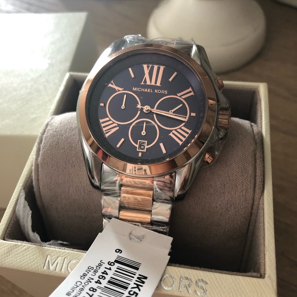 Michael Kors Rose Gold/Silver watch